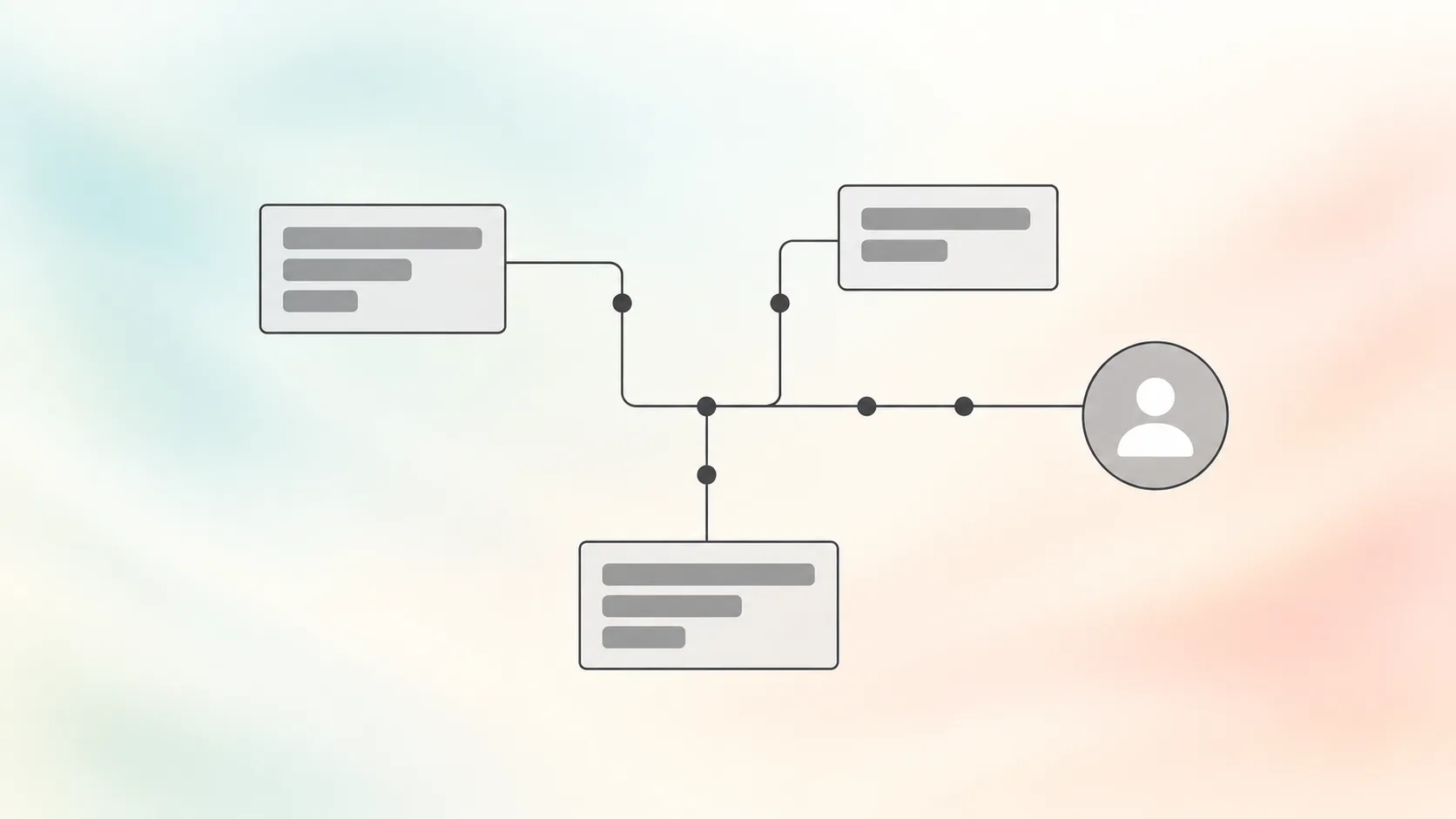 Operational map branching from one workflow into two paths that rejoin.